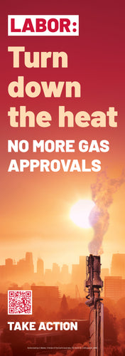 Pole Posters - No More Gas Approvals