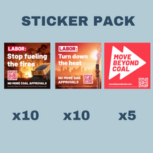 Load image into Gallery viewer, Turn Up The Heat on Labor - Sticker Pack